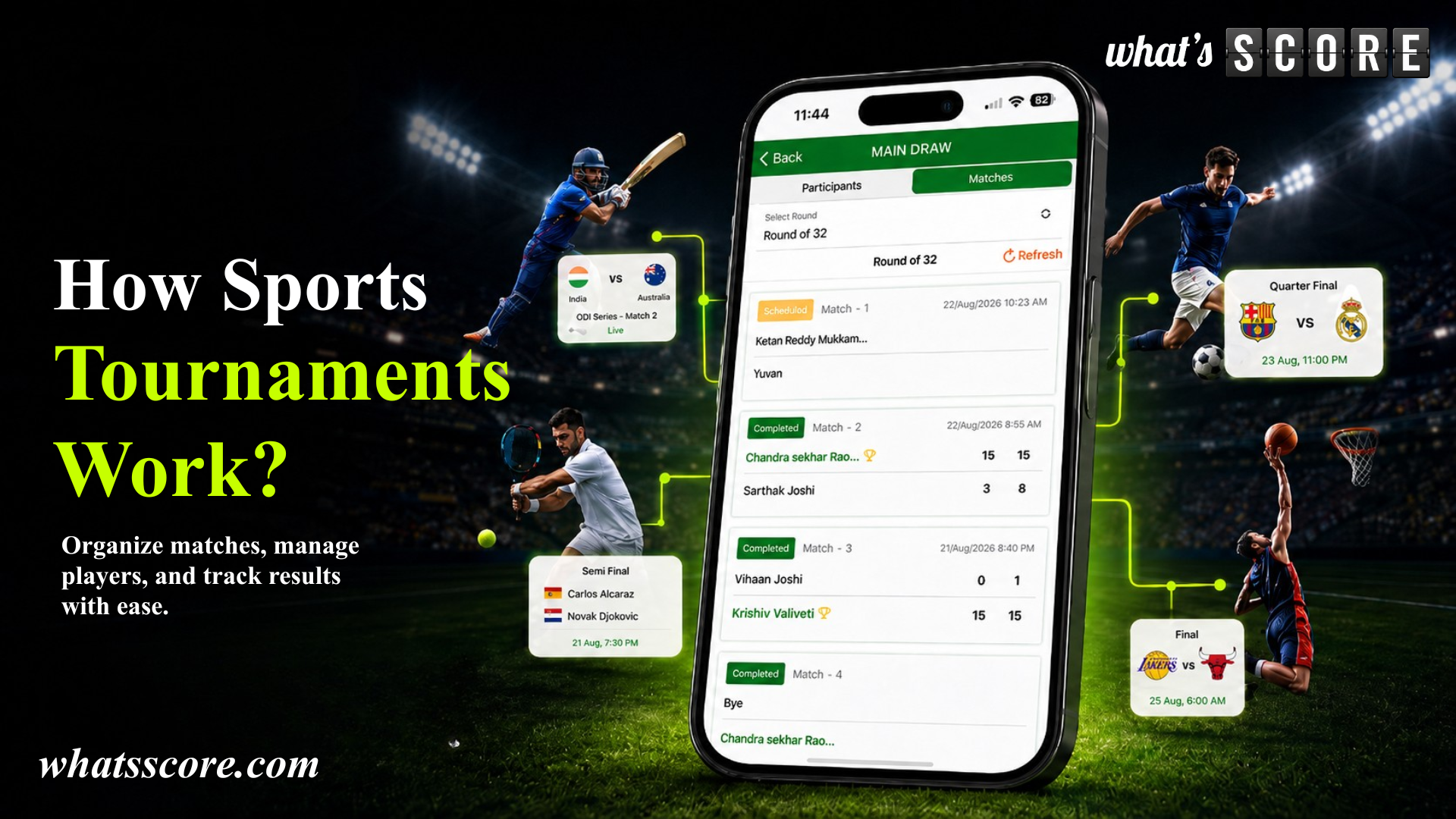 How Sports Tournament Management Works