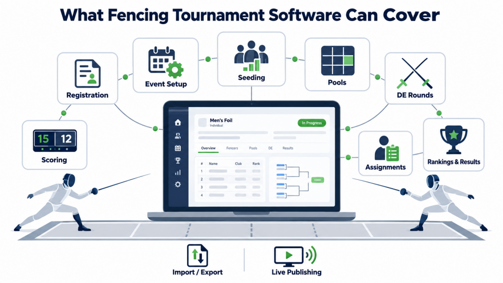 What Fencing Tournament Software Can Cover