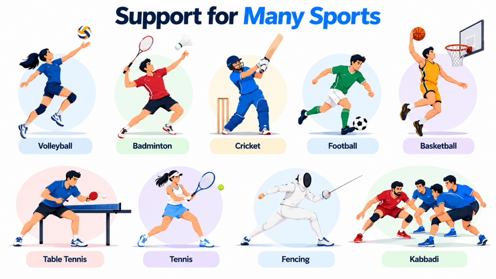 Multi sports platform