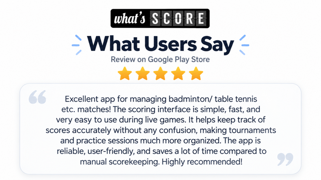 What's Score Review